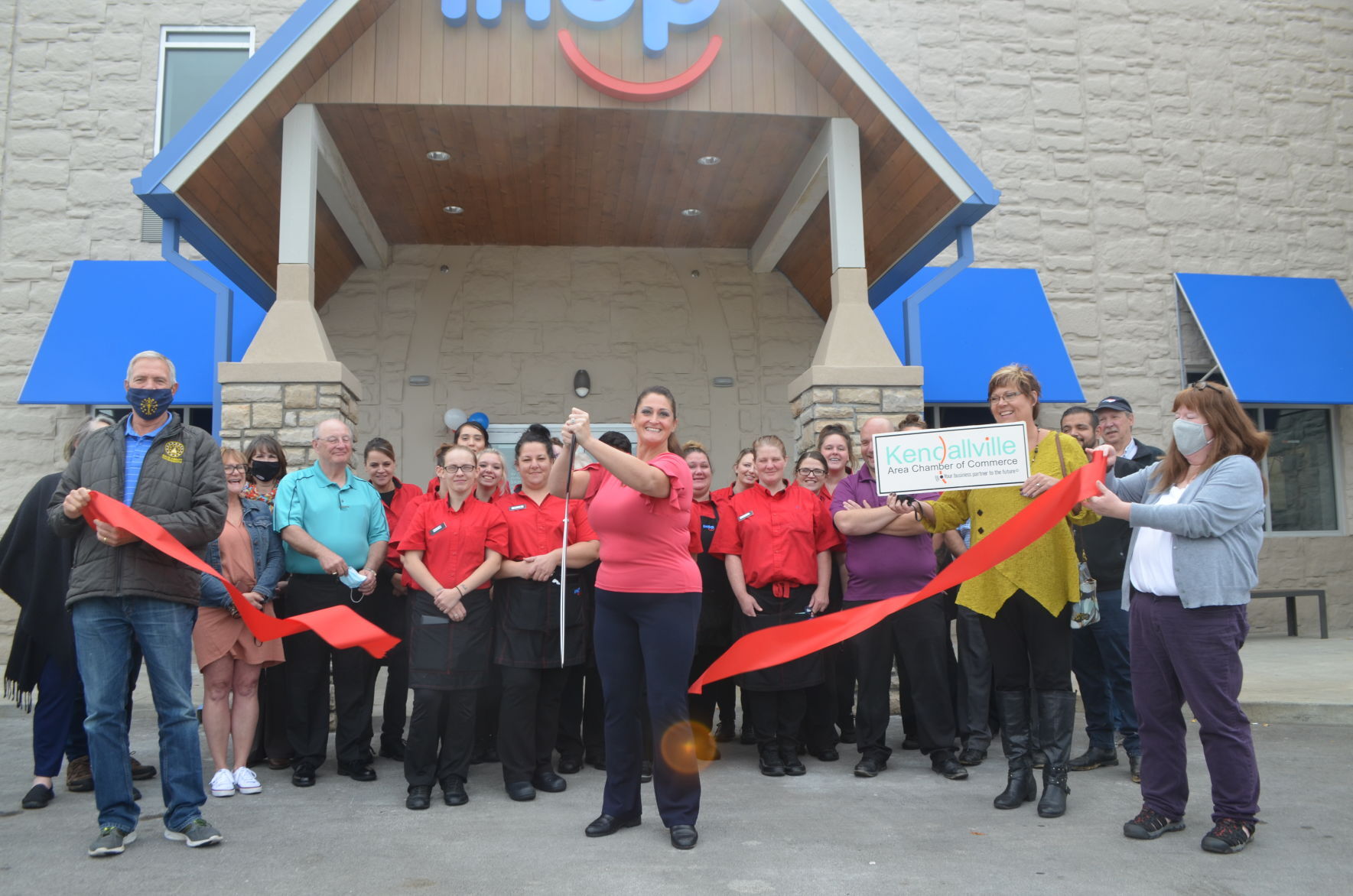 Ribbon cutting for IHOP